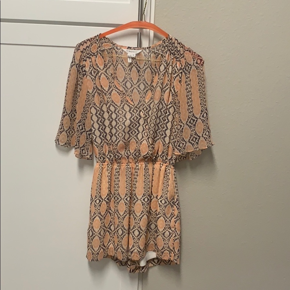 BCBG short sleeve romper size XS
